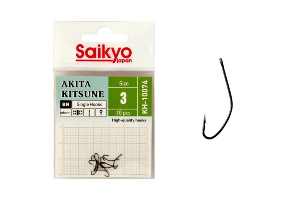 Крючки для рыбалки Saikyo KH-10074 BN AKITA KITSUNE