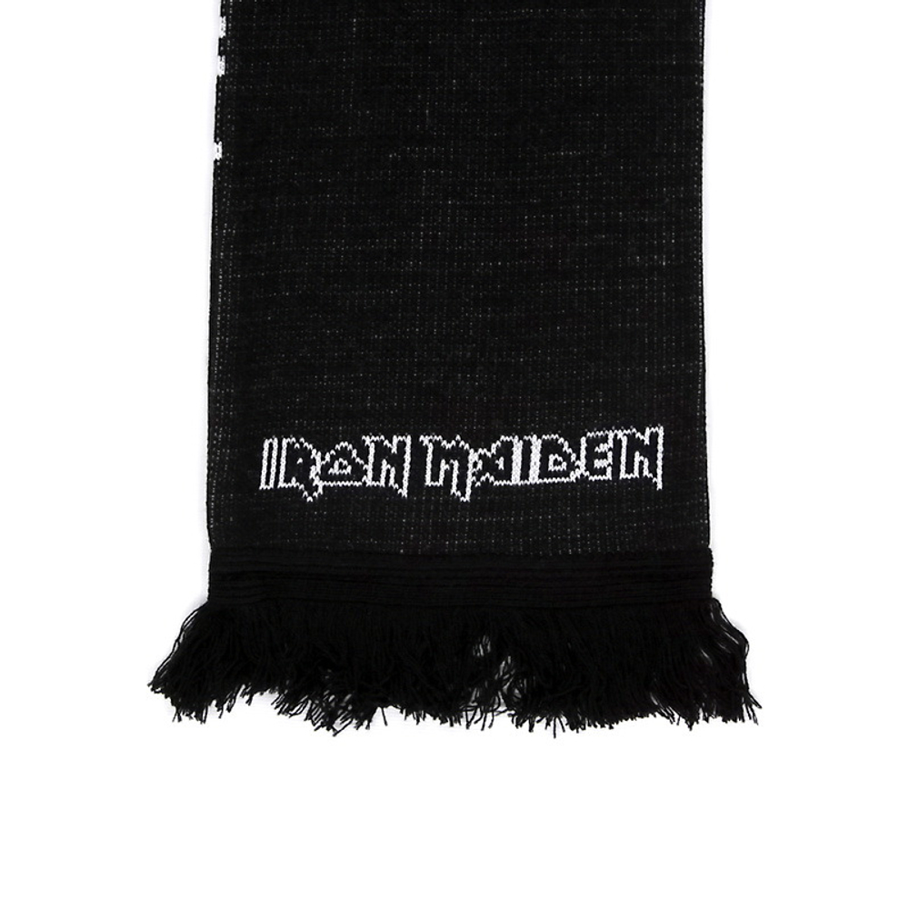 Шарф Iron Maiden вязаный
