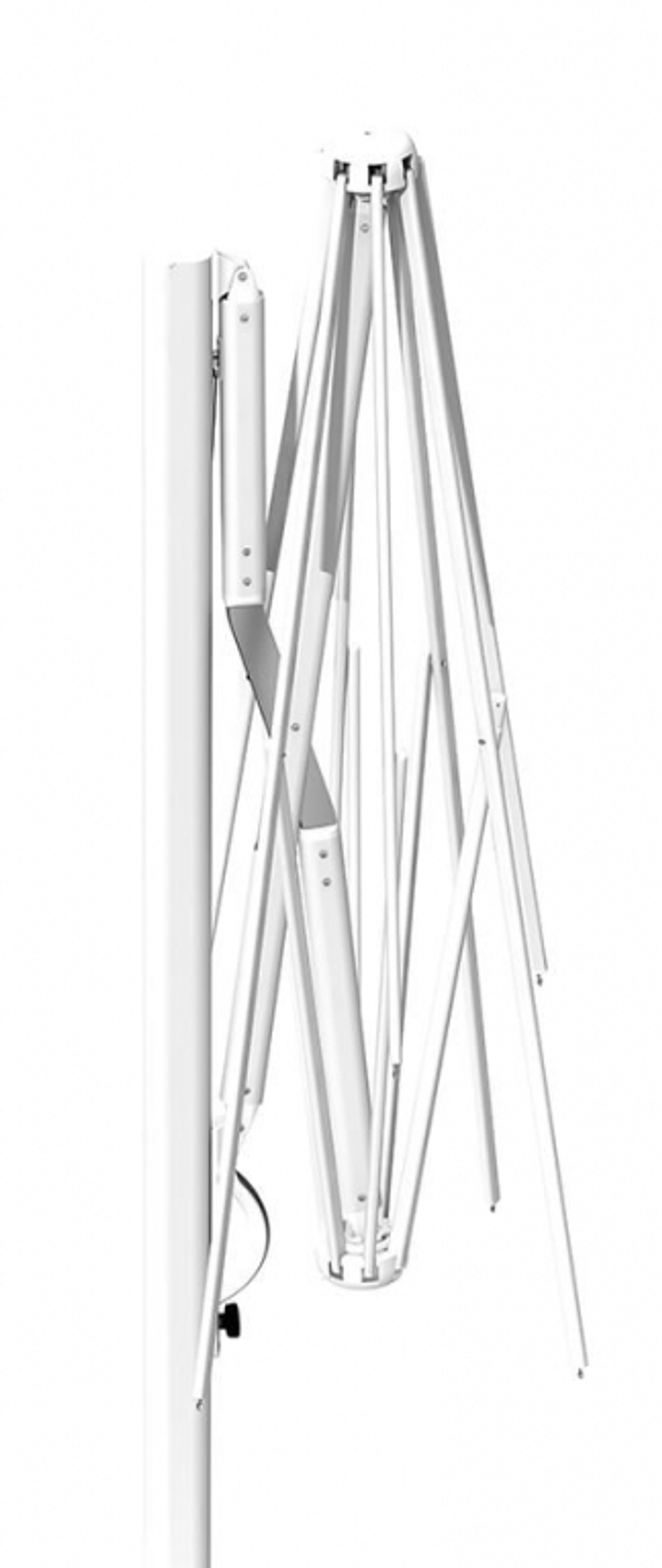 Зонт профессиональный 2.9х2.9 м Scolaro Astro Starwhite, белый, белый