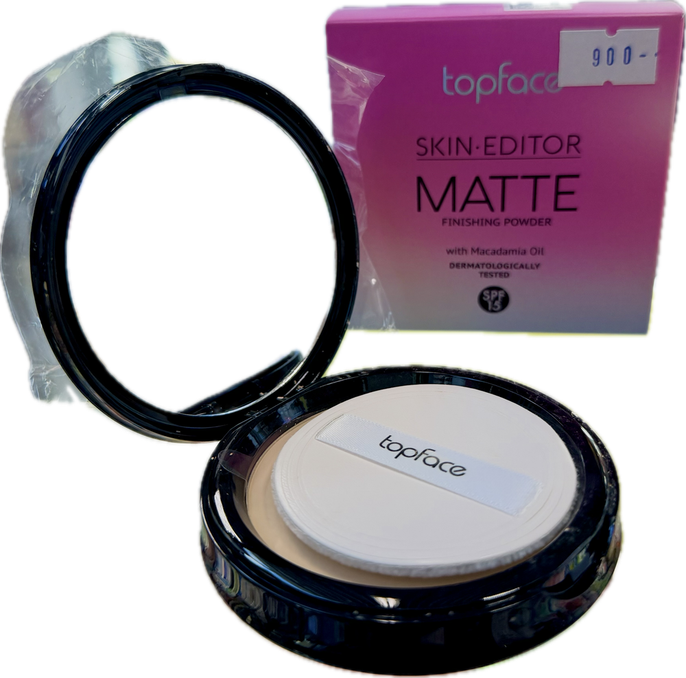 Компактная матирующая пудра для лица Topface Skin Editor Matte Finishing Powder