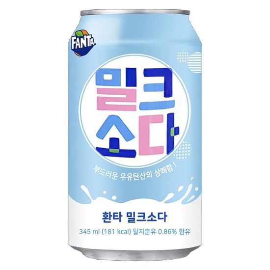 Газированный напиток Fanta Milk Soda, 345 мл (Корея)