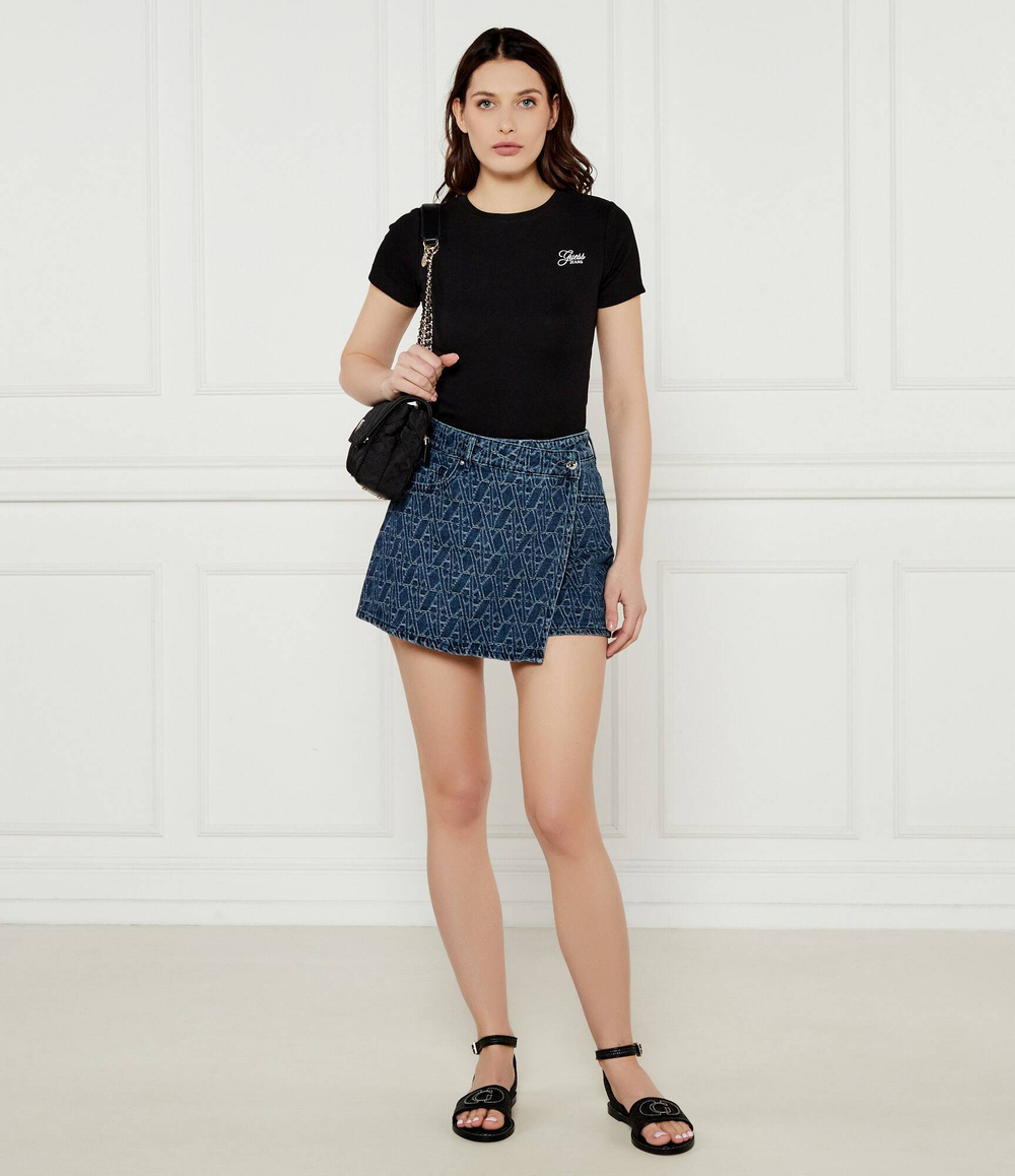Джинсовые юбка-брюки Armani Exchange - темно-синий(XW000555 AF12844)