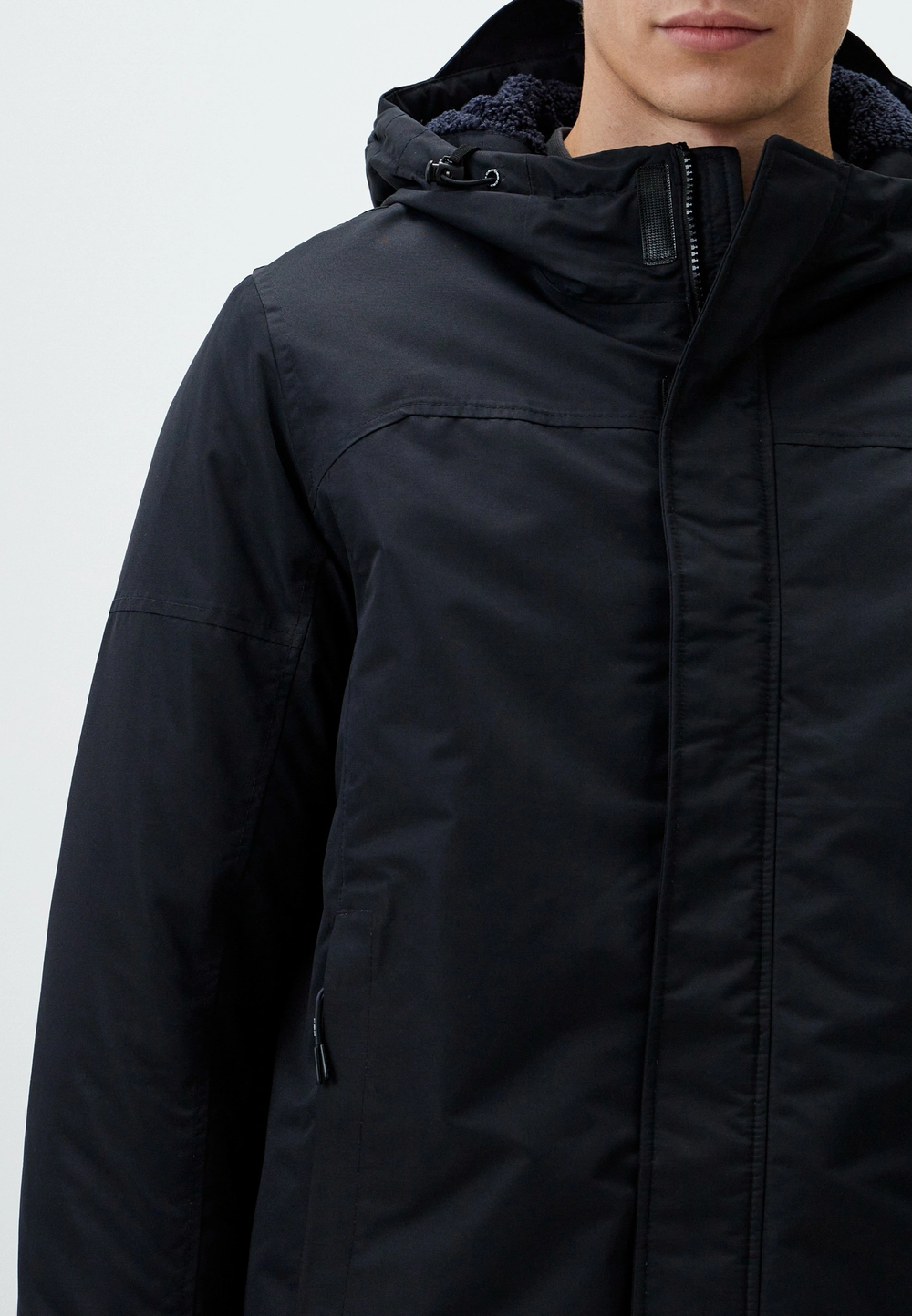 Куртка CMP MAN Parka Fix Hood, артикул 33K2207, цвет NERO (U901)