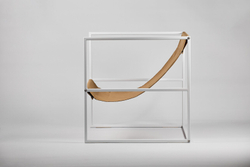 Уличное кресло TESS Outdoor Chair white / taupe textile (Up!Flame)