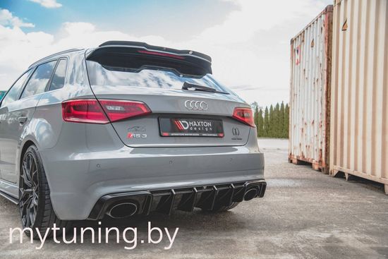 Диффузор бампера заднего для AUDI RS3 8V Sportback (15-16)