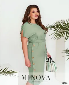 Платье 3150B-мятный Minova