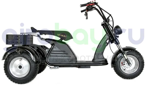 Электроскутер IKINGI M6 PRO TRIKE 6000W - Чёрный фото №6