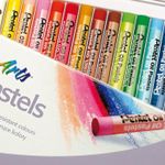 Пастель масляная художественная PENTEL "Oil Pastels", 16 цветов, круглое сечение, картонная упаковка, PHN4-16
