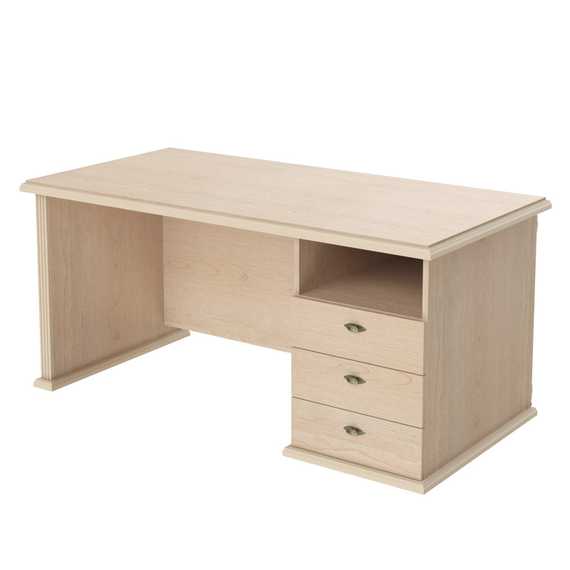 Стол руководителя однотумбовый RDT 168.A(R) 1600х800х750 RAUT