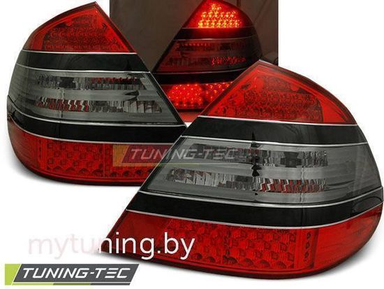 Задние фонари led red smoke для Mercedes E W211
