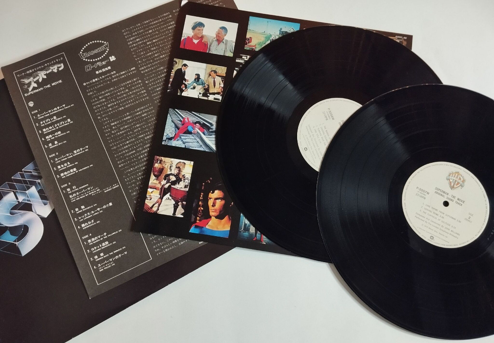 Винтажная виниловая пластинка LP John Williams Superman The Movie (Japan 1978) (No Obi)