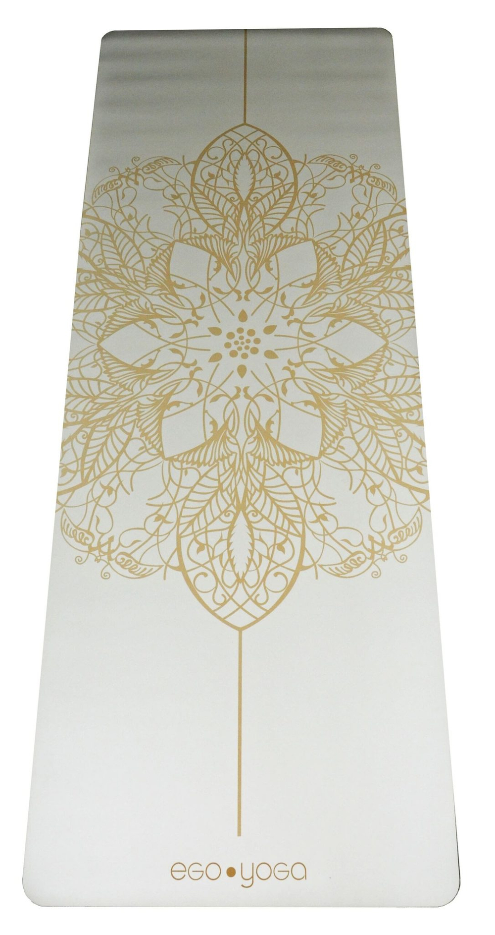 Каучуковый коврик для йоги Mandala White с разметкой 185*68*0,4 см