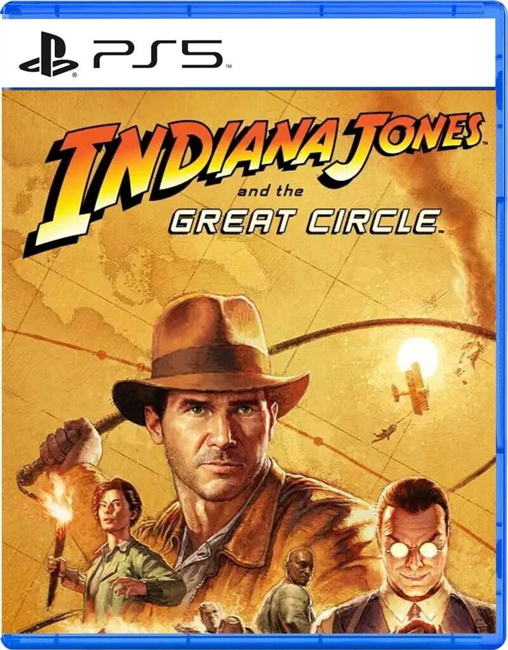 Indiana Jones and the Great Circle Стандартное издание (диск для PS5, интерфейс и субтитры на русском языке)