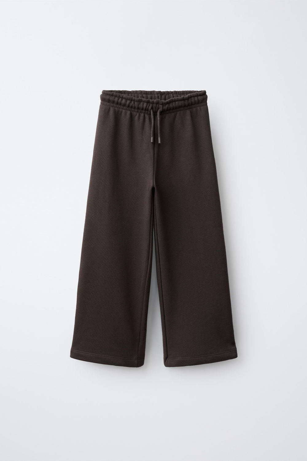 ZARA БРЮКИ-ДЖОГГЕРЫ WIDE LEG, КОРИЧНЕВЫЙ