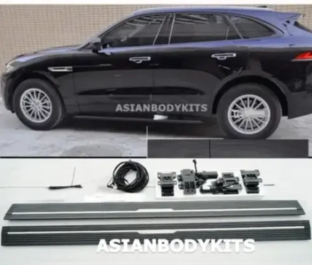 Электроприводные подножки для Jaguar F-Pace 2016-2017 Ягуар пороги