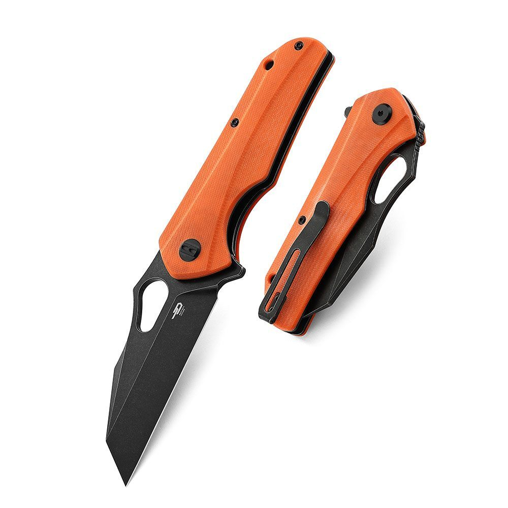 Нож туристический Bestech Operator сталь D2, рукоять G10 оранжевая