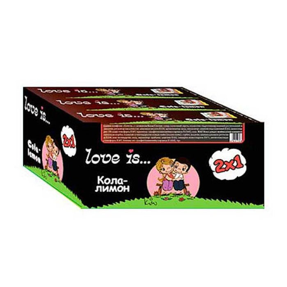 Жев.конф. Love is...Кола-Лимон 20гр*24