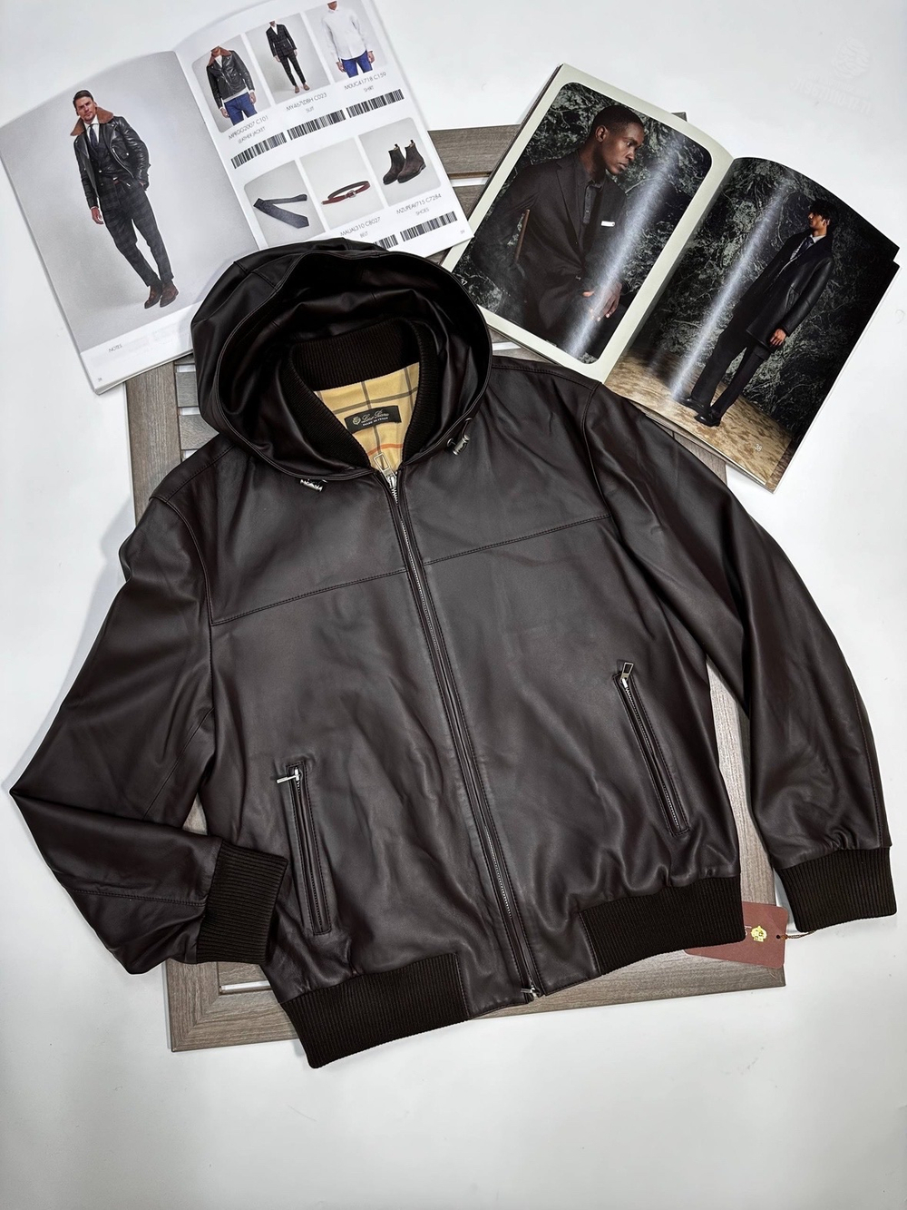 Кожаная куртка Loro Piana