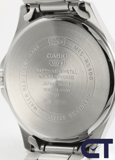 Casio MTS-RS100D-2A — унисекс наручные часы