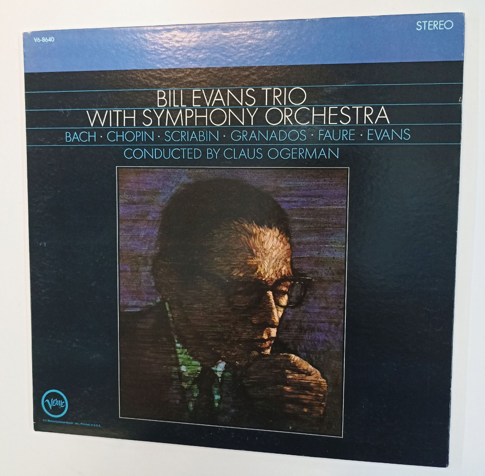 Винтажная виниловая пластинка Bill Evans Trio Bill Evans Trio With Symphony Orchestra (USA 1966)
