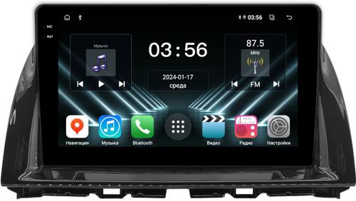 Магнитола для Mazda CX-5 2011-2017 (ШГУ монохром) - FarCar S280 монитор 10.36" IPS на Android 13, CarPlay