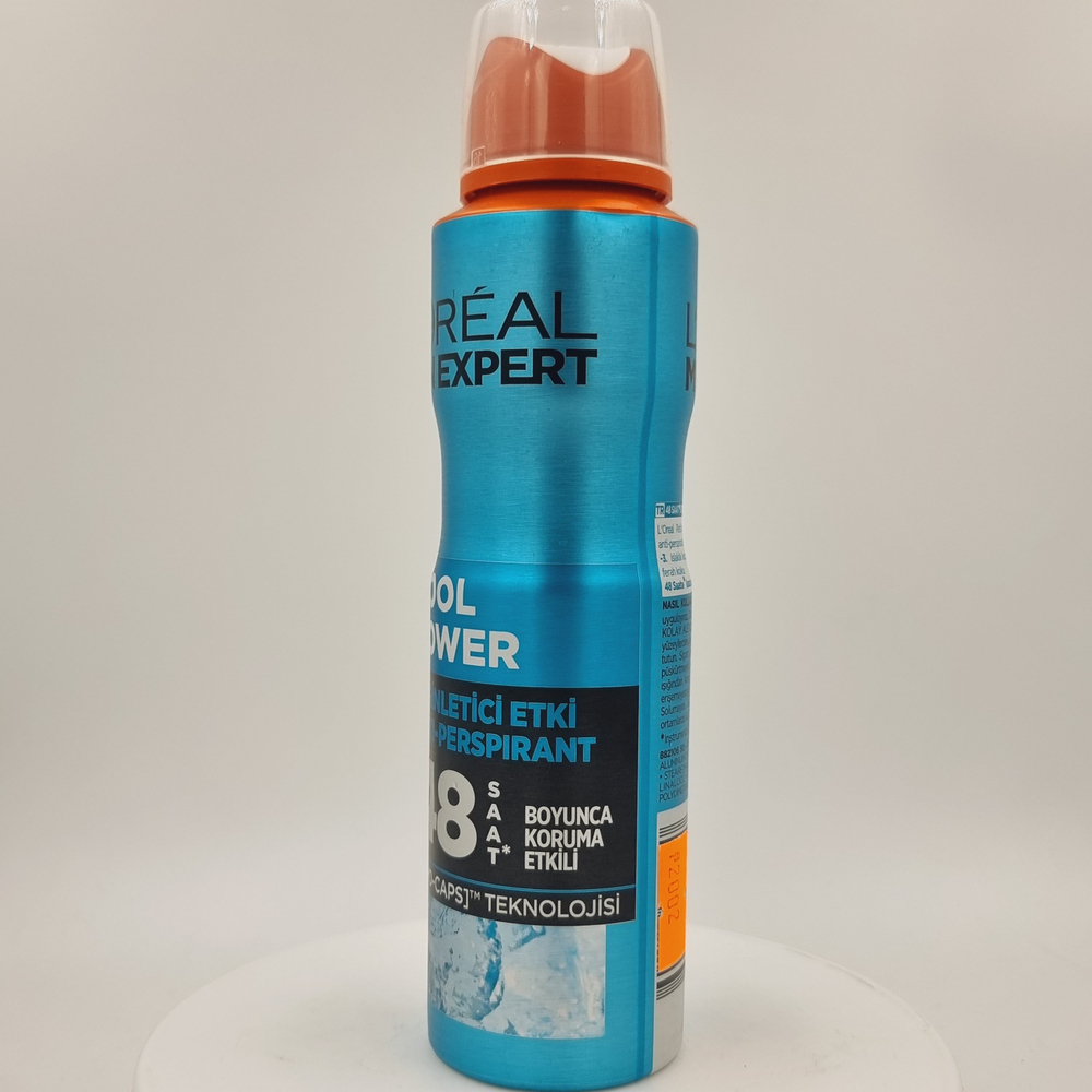 Дезодорант-спрей L'Oral Men Expert Cool Power 48H Anti-Perspirant Spray Deodorant , 150 мл