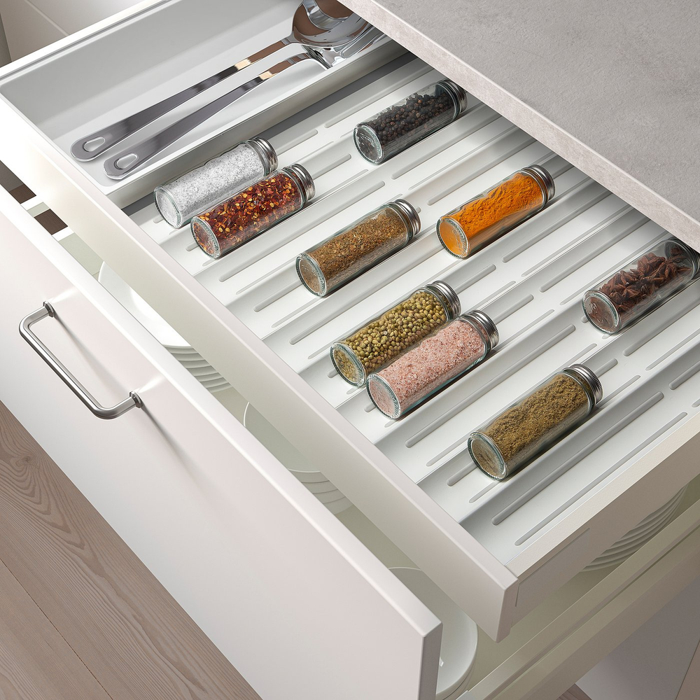 IKEA UPPDATERA  (ИКЕА УППДАТЕРА)  -  Вкладыш для специй - белый 10x50 см