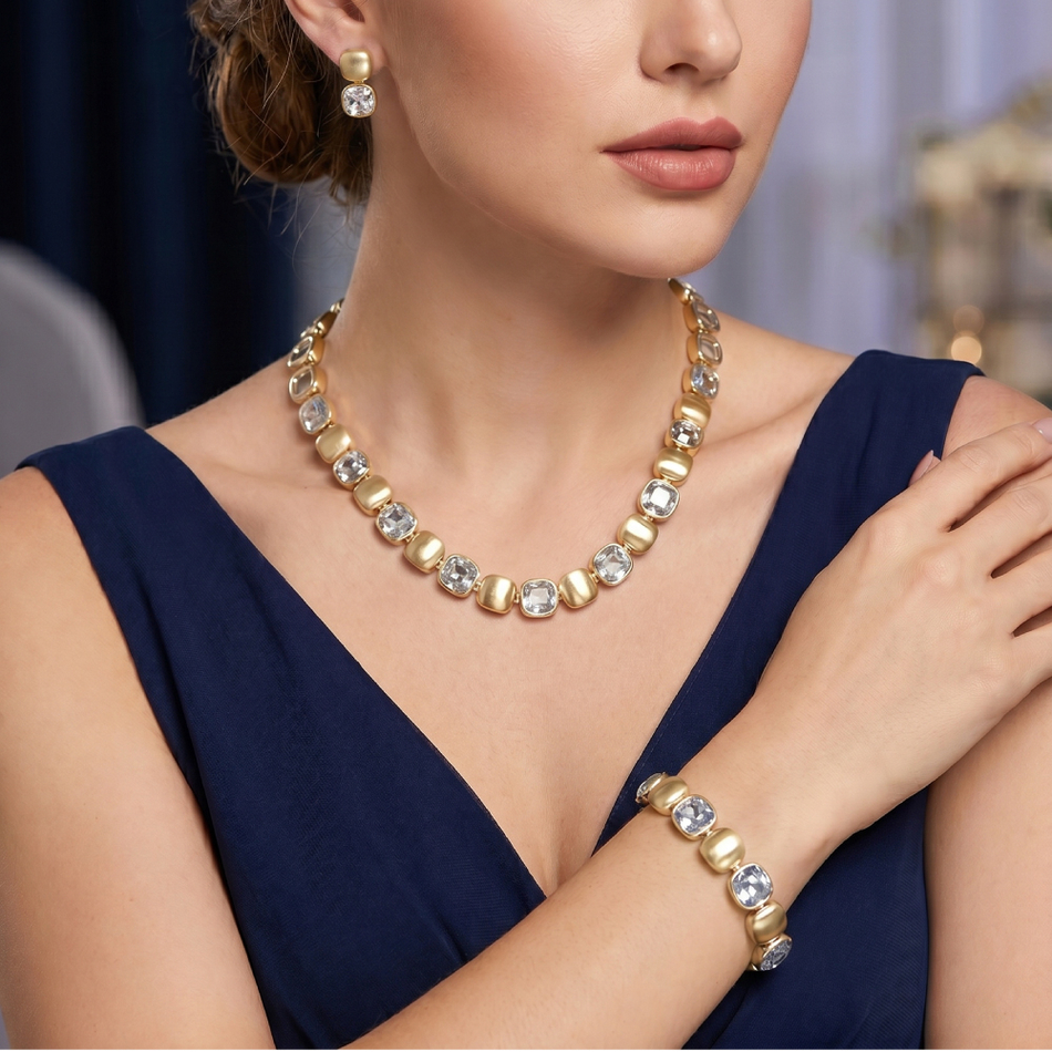 Серьги Fiore Luna Cristal AG205295E-007 G