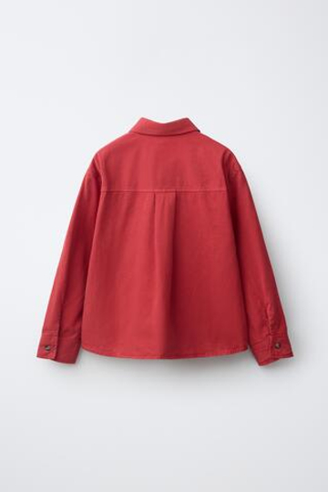 ZARA - FRUIT OF THE LOOM™ РУБАШКА С ВЫШИВКОЙ, КРАСНЫЙ