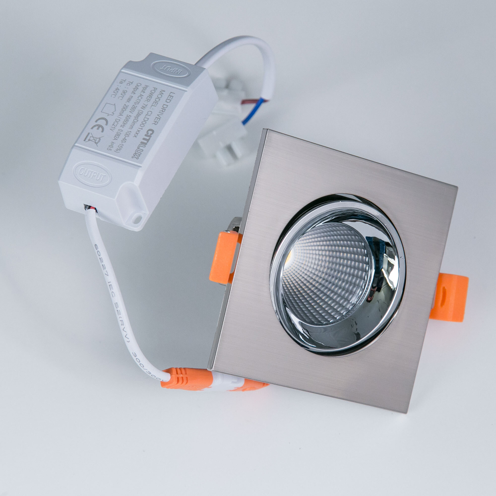 Citilux Альфа CLD001KNW5 LED Встраиваемый светильник Матовый Хром