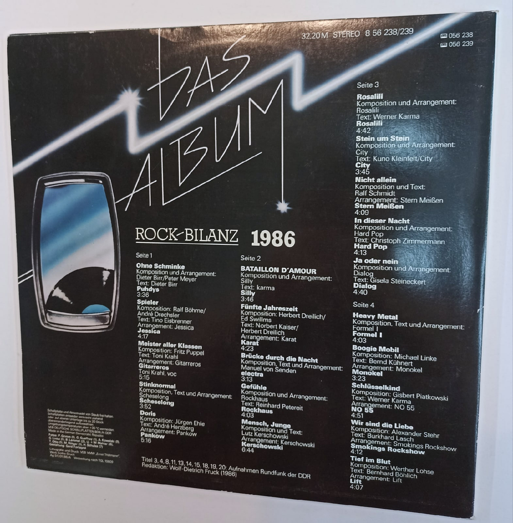 Das Album Rock Bilanz 1986 (GDR 1986)