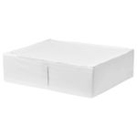 Чехол для хранения IKEA SKUBB (СКАББ), Полиэстер, Белый, 69x55x19 см