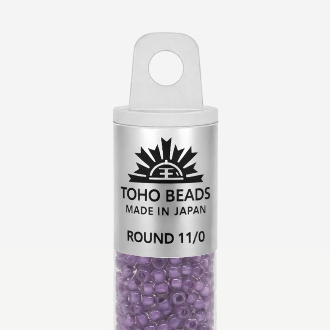 Японский бисер TOHO Round 11/0 (№935), окрашенный изнутри прозрачный