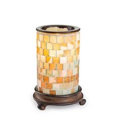 Аромасветильник настольный Морское свечение стекло, Candle Warmers