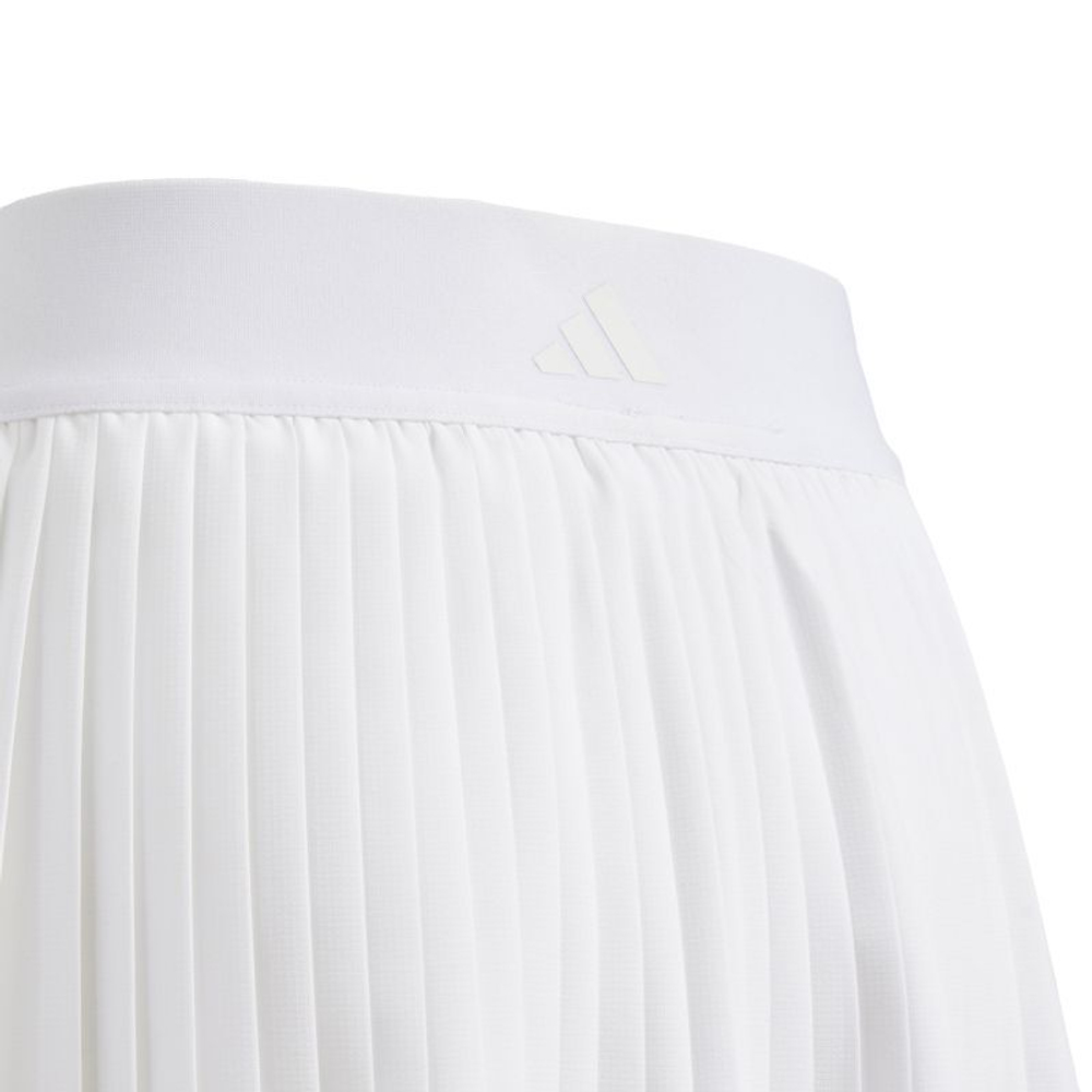Юбка для девочки теннисная Adidas Girls Club Tennis Climacool Pleated - белый