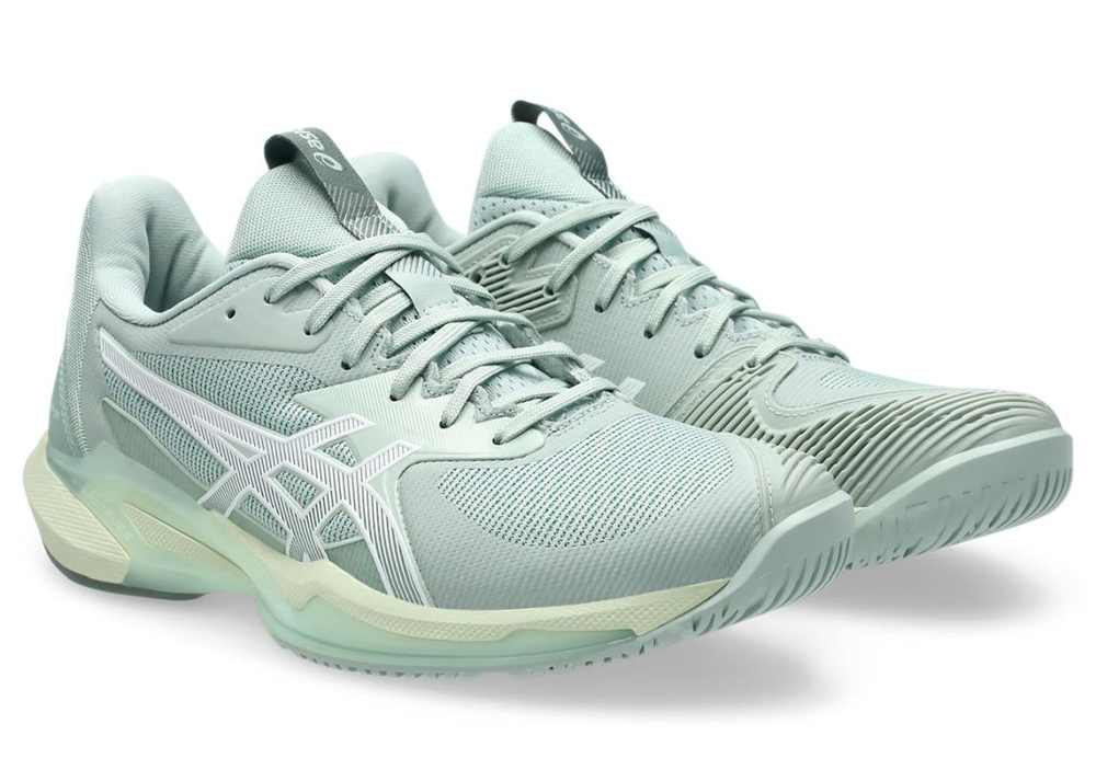 Женские теннисные кроссовки Asics Solution Speed FF 3 - lichen rock/white