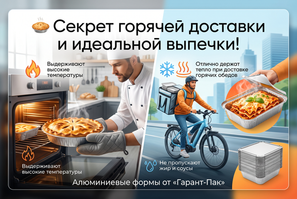 🥧 Секрет горячей доставки и идеальной выпечки!