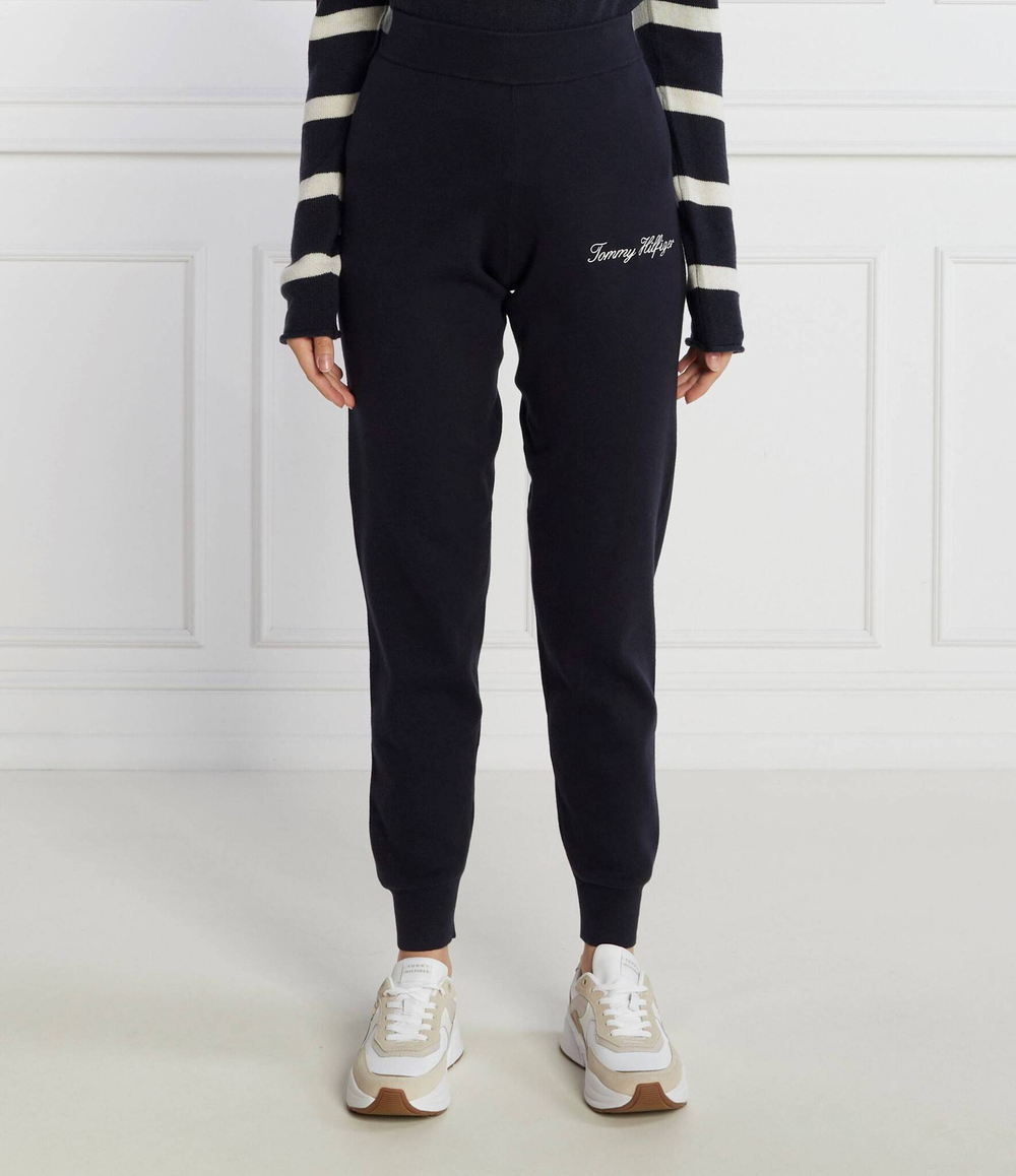 Спортивные штаны SCRIPT GRAPHIC Tommy Hilfiger - темно-синий(WW0WW40347)