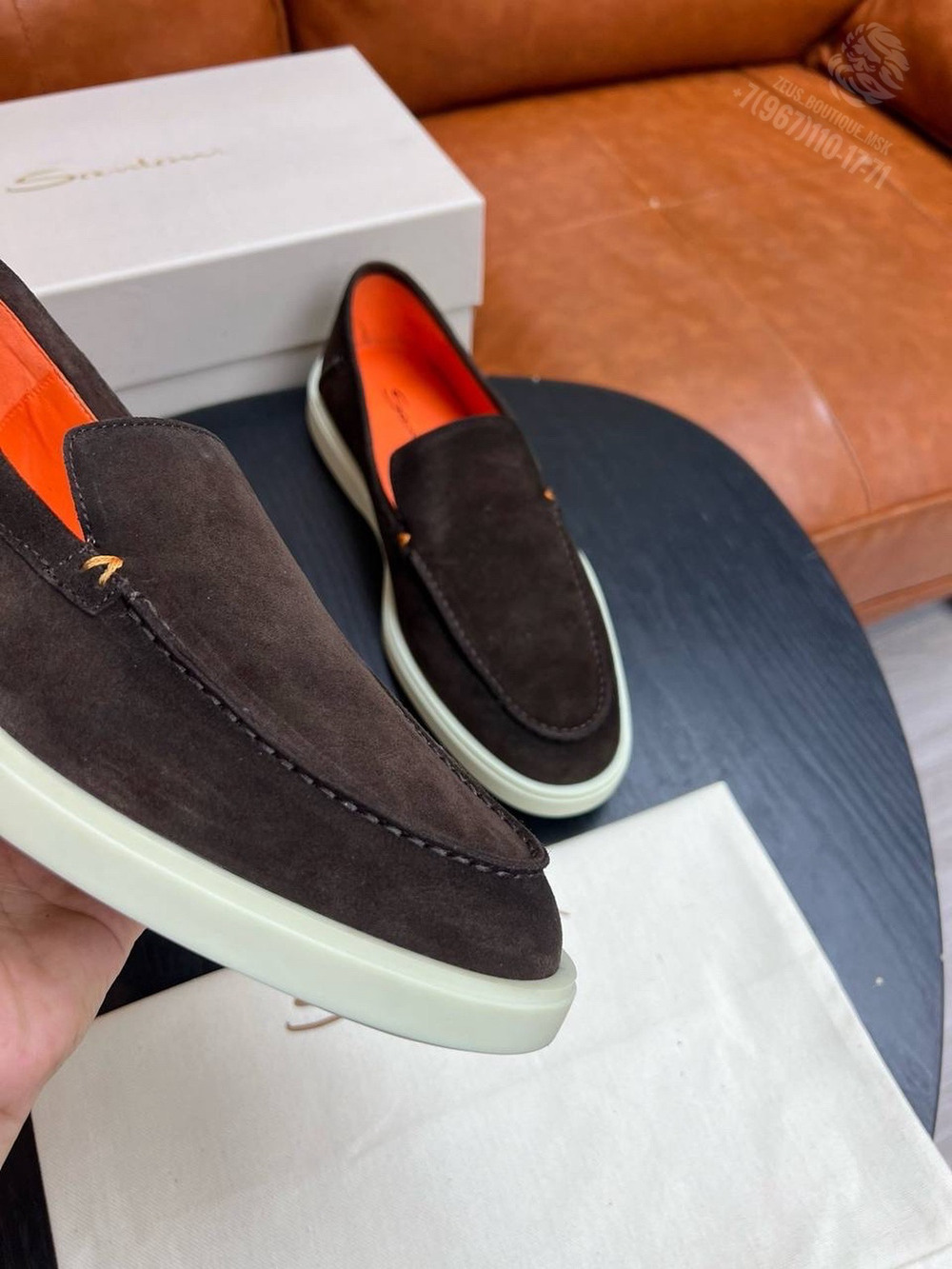 Лоферы Santoni