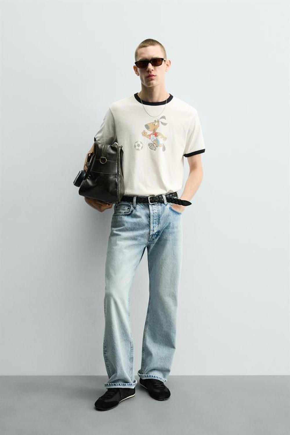 ZARA ФУТБОЛКА STRIKER USA 94 FIFA WORLD CUP™ FIFA CLASSICS, ЖЕЛТОВАТО-БЕЛЫЙ
