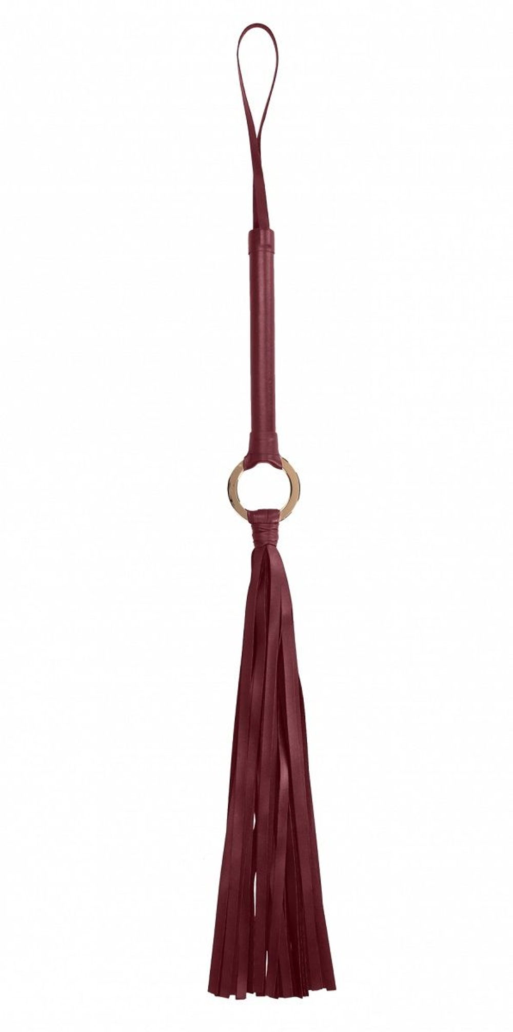 Бордовый хлыст Flogger - 70 см. (Цвет: бордовый)