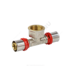 Тройник МП латунь никель пресс Дн 20х1/2"х20 ВР ГОСТ 32415-2013 8011 Aquasfera 8011-02