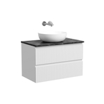 Тумба подвесная Sancos Snob T, Bianco 790х445х500, под столешницу без отверстия под смеситель, цвет Black Sky, арт. SNT80W