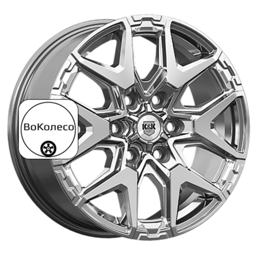 7,5x18/6x139,7 ET60 D95,1 Гангут (КС1176) Дарк платинум K&K