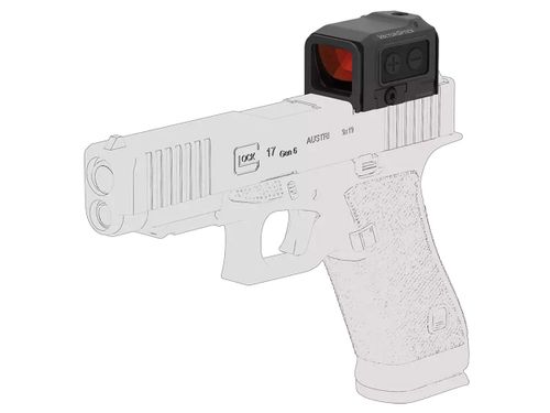 Коллиматорный прицел Vector Optics Frenzy FA 1x18x22, пистолетный, закрытого типа, MRT, 9+2NV, VOD (ACRO), красная