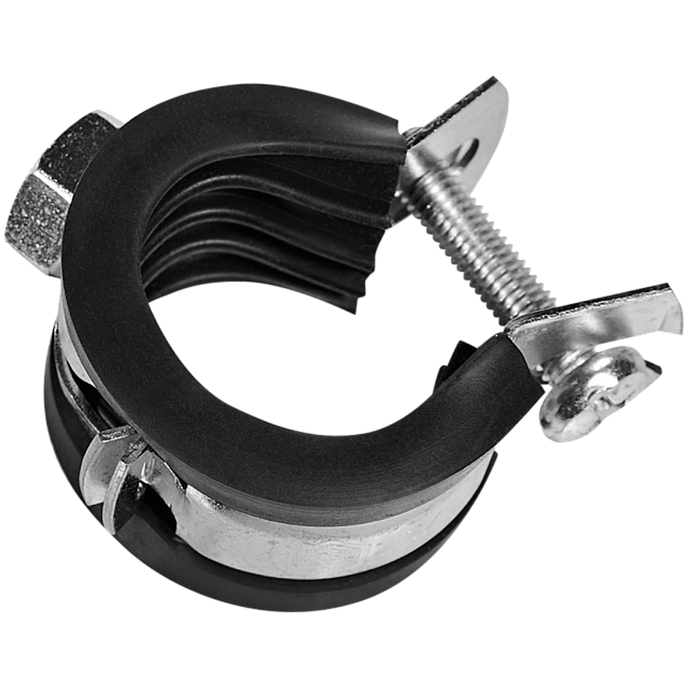 Хомут для труб одновинтовой STOUT - 1/2" (20-24 мм, с гайкой М8)