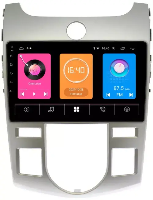 Магнитола для KIA Cerato 2 2008-2013 (климат) - GT9-9019 на Android 10