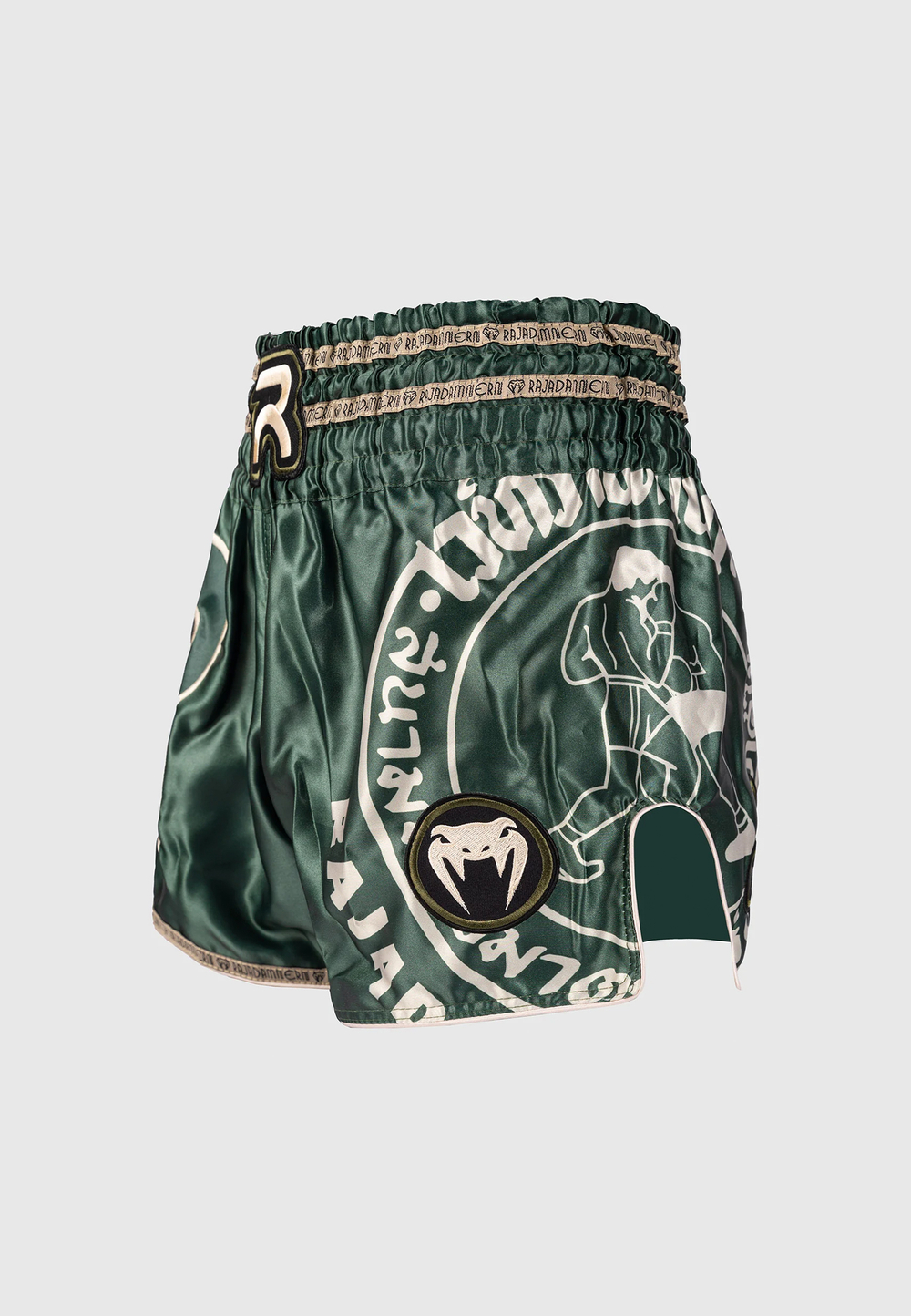 Шорты тайские Venum Rajadamnern Military Green