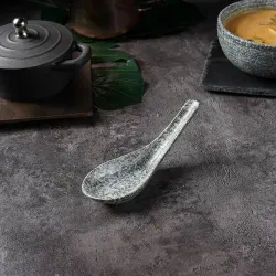 Ложка для мисосупа 20 мл 13*5*4,5 см глазурь Glossy Stone Untouched Taiga P.L. Proff Cuisine [1]