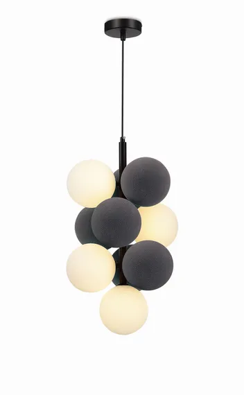 Светильник подвесной светодиодный NewRgy 2418H-DW GREY, 4×10 Вт, серый